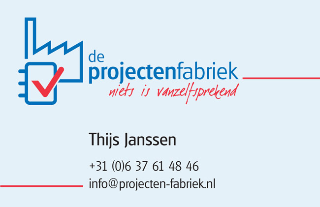 de porjecten fabriek logo